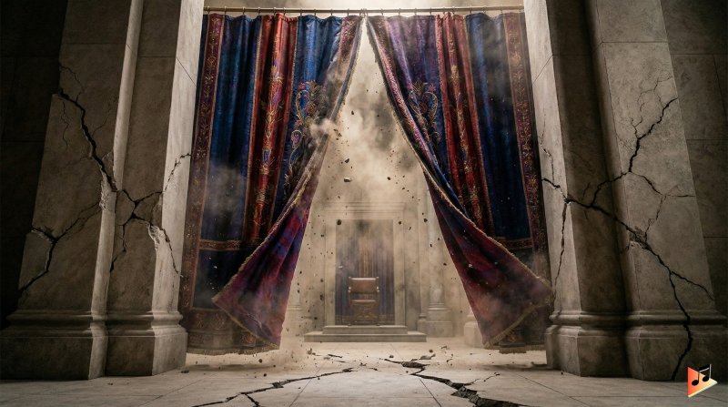 Der Vorhang zerreißt -die Erde bebet